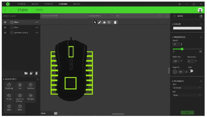 RAZER MAMBA ELITE Gaming Mouse User - CHROMA TAB