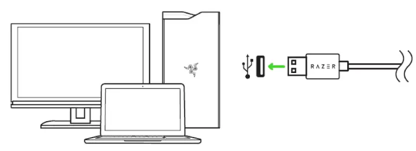 RAZER MAMBA ELITE Gaming Mouse User - Step 1