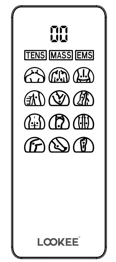 Lookee Lk113 Tens Unit Ems Massage Muscle Stimulator Instruction Manual