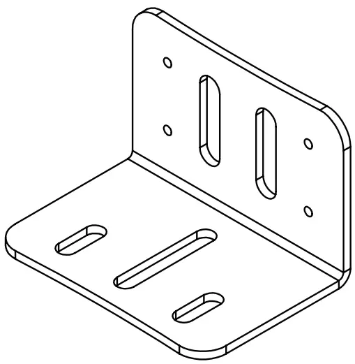 B-TECH BT7875 Mounting Plate-FIG1
