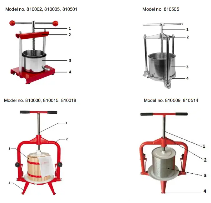 BROWIN 810002 Series Fruit Juice Pressing Making Machine - fig