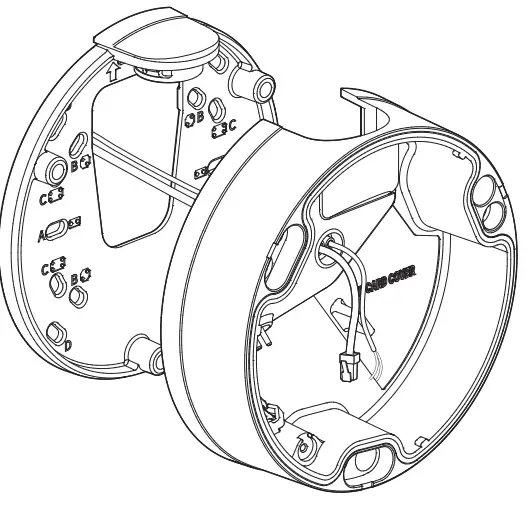 WISeNeT ONV-9081R Network Camera - Bottom cove