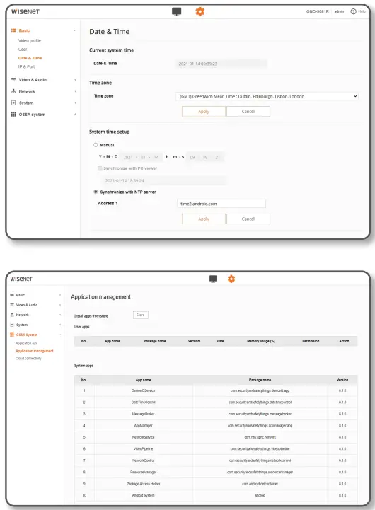 WISeNeT ONV-9081R Network Camera - app 4