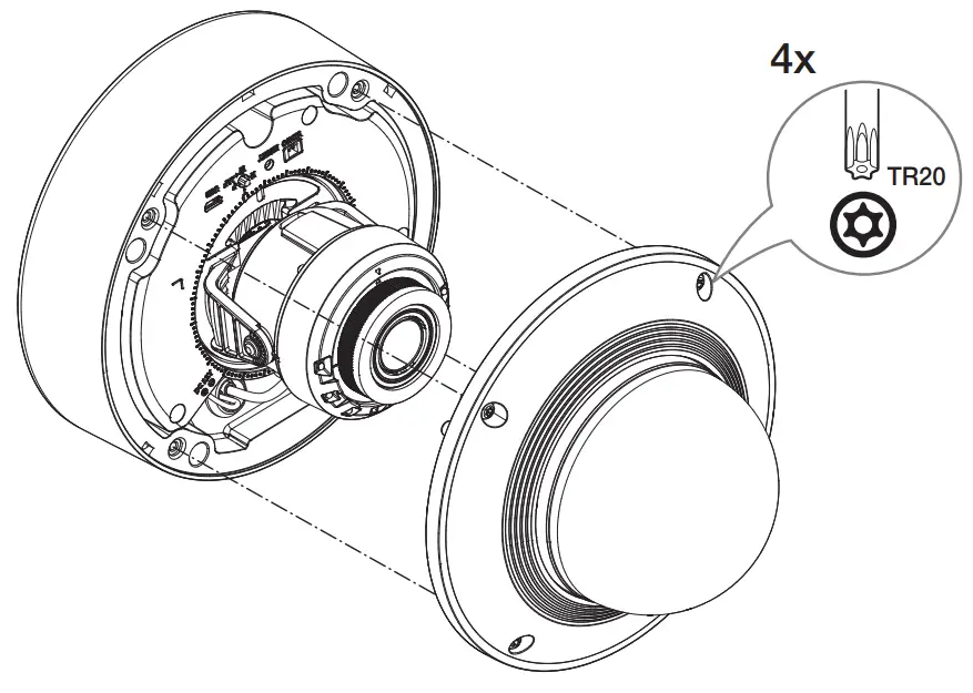 WISeNeT ONV-9081R Network Camera - camera body 3