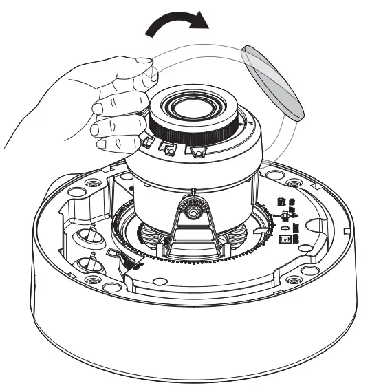 WISeNeT ONV-9081R Network Camera - cover protecting