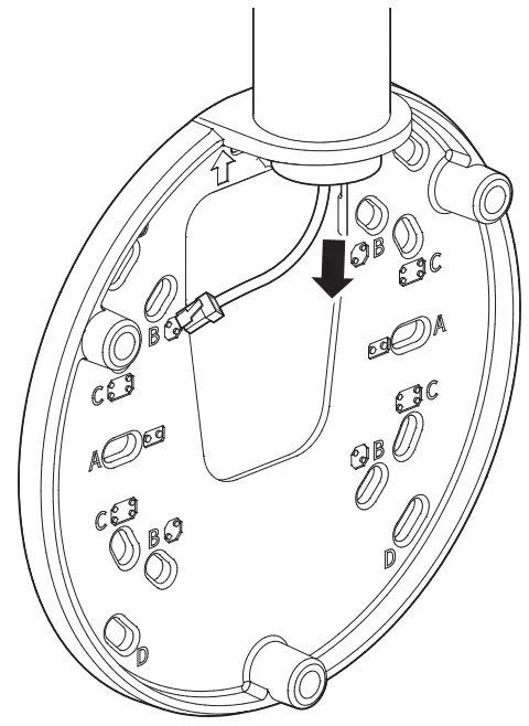 WISeNeT ONV-9081R Network Camera - mount plate 6
