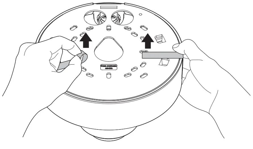 WISeNeT ONV-9081R Network Camera - mount plate