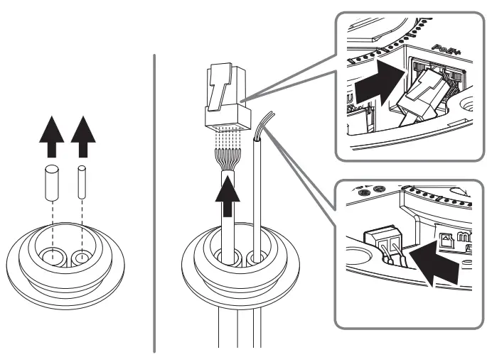 WISeNeT ONV-9081R Network Camera - power cables
