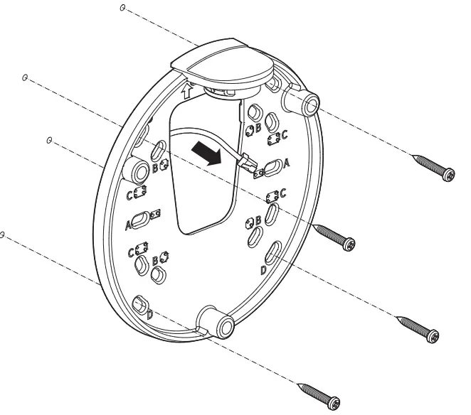 WISeNeT ONV-9081R Network Camera - screws 2
