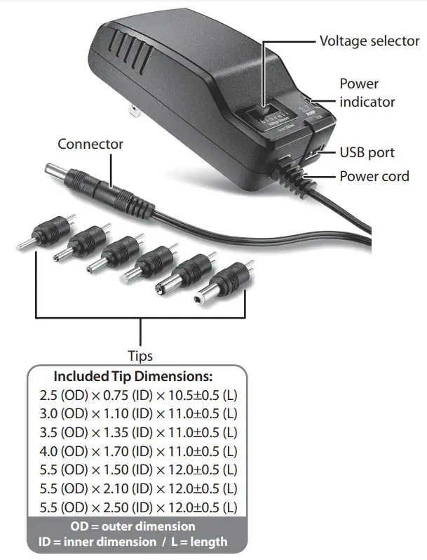 INSIGNIA NS-AC1200 - FEATURE