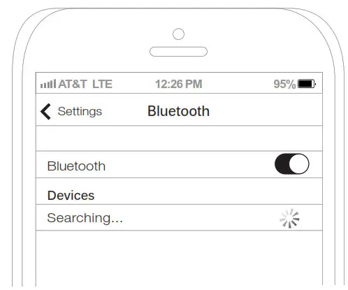MEE audio X6 Wireless In-Ear Stereo Headset - STEP 2 PAIRING 1