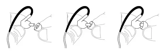 MEE audio X6 Wireless In-Ear Stereo Headset - STEP 3 SELECTING EARTIPS 1