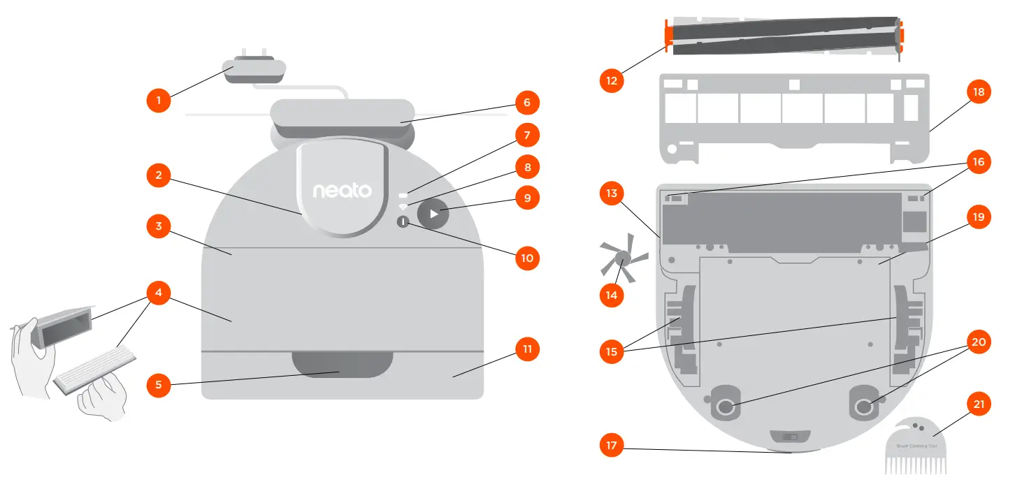 neato D8 Intelligent Robot Vacuum - overview