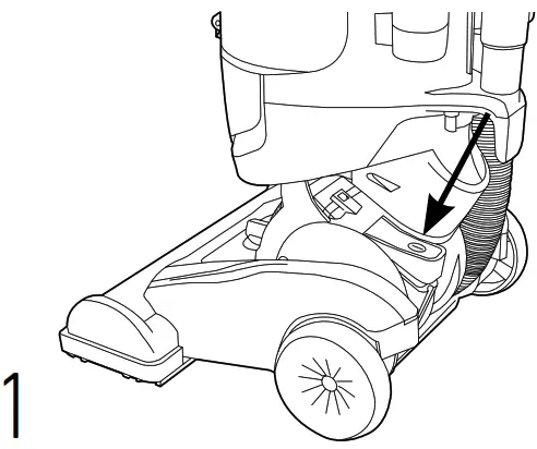 Hoover UH75200 High Performance Swivel XL Pet Upright Vacuum Cleaner - OPERATION 1