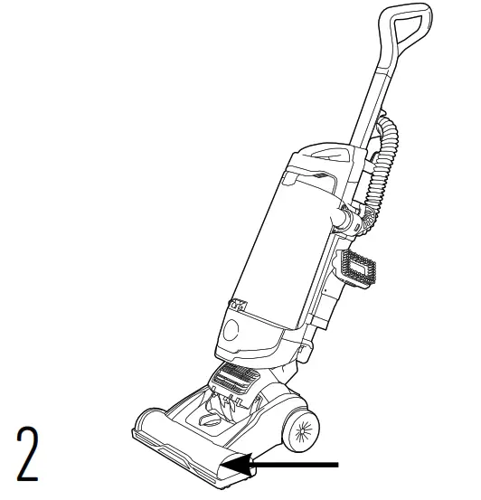 Hoover UH75200 High Performance Swivel XL Pet Upright Vacuum Cleaner - Power Pedal to turn ON OFF