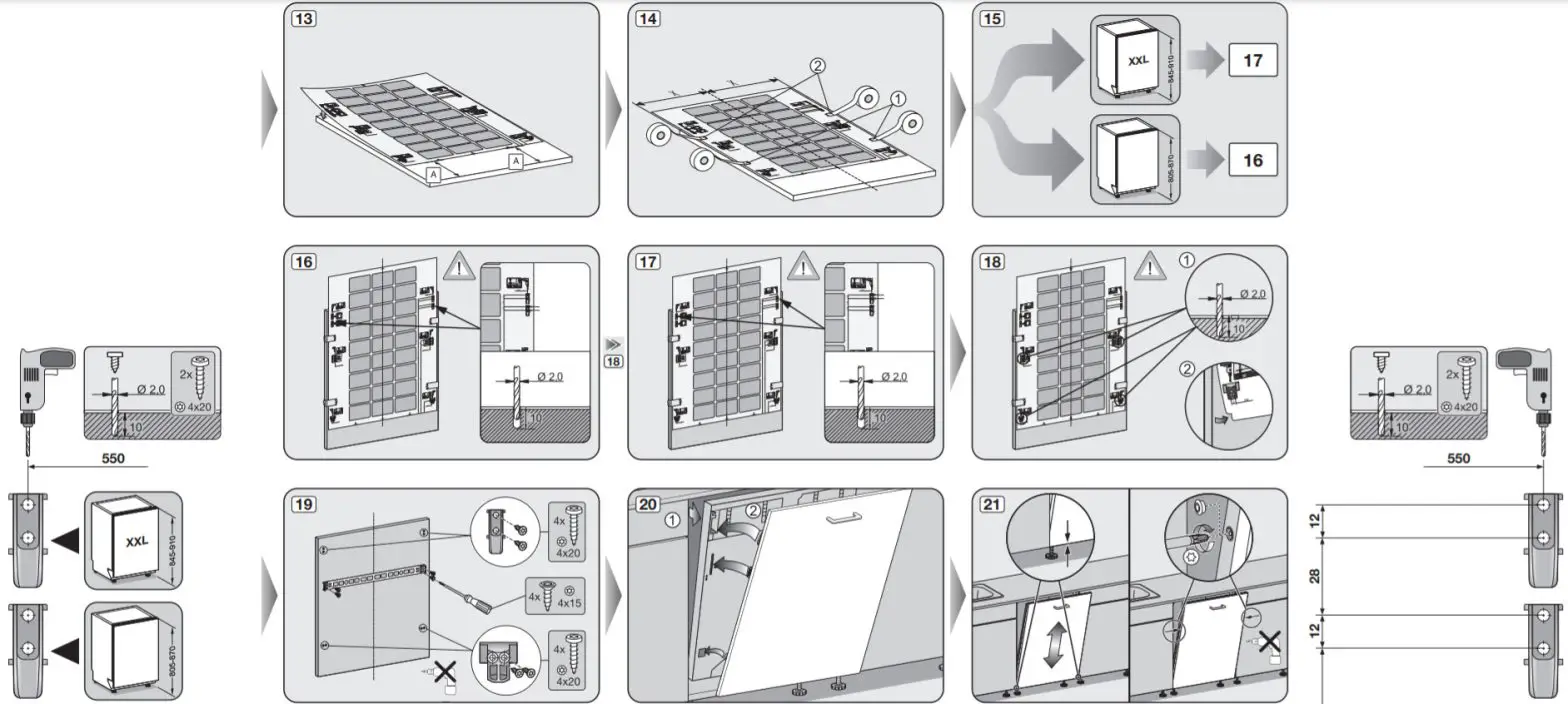 Miele G7154SCVI Fully Integrated Dishwashers-13