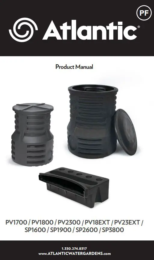 Atlantic PV18EXT Water Gardens Extensions Owner’s Manual