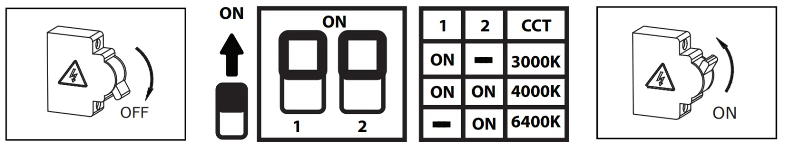V-TAC VT-14 14W LED Ceiling Dome Light - INSTALLATION10