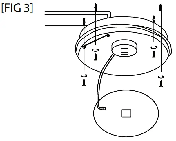 V-TAC VT-14 14W LED Ceiling Dome Light - INSTALLATION3