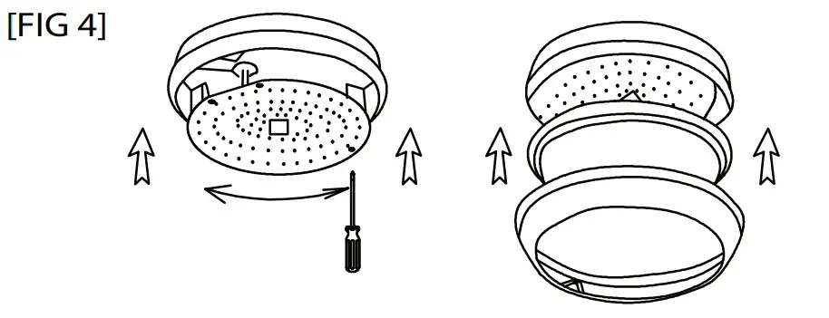 V-TAC VT-14 14W LED Ceiling Dome Light - INSTALLATION8