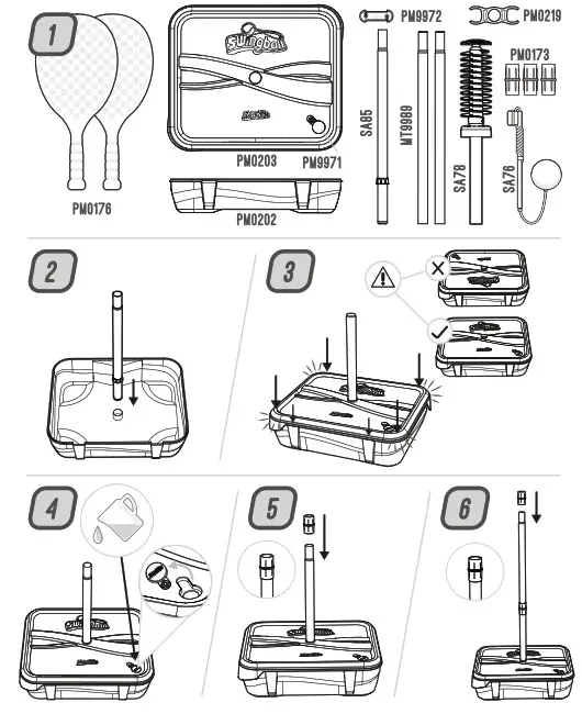 swingball 7287 Classic All Surface-1