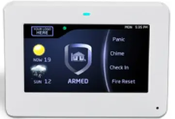 DMP 9862 Wireless Graphic Touchscreen Key Pad