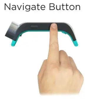 Sunu Band Mobility Guide and Smart Watch - Navigate button