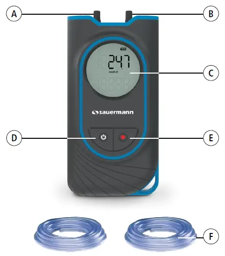 sauermann Si-PM3 Digital Differential Pressure Manometer fig 1