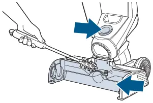 BISSELL 3055 Series Crosswave X7 Cordless Pet Pro Vacuum Cleaner - Clean along the inside of