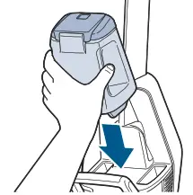 BISSELL 3055 Series Crosswave X7 Cordless Pet Pro Vacuum Cleaner - Close the cap