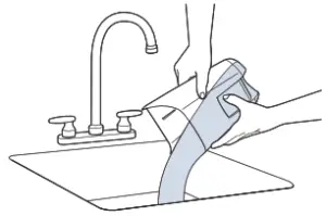 BISSELL 3055 Series Crosswave X7 Cordless Pet Pro Vacuum Cleaner - Empty dirty water tank