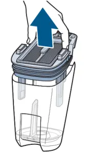 BISSELL 3055 Series Crosswave X7 Cordless Pet Pro Vacuum Cleaner - Hold the top