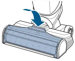 BISSELL 3055 Series Crosswave X7 Cordless Pet Pro Vacuum Cleaner - Press the window