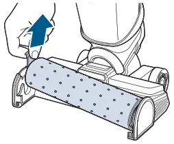 BISSELL 3055 Series Crosswave X7 Cordless Pet Pro Vacuum Cleaner - Pull the brush