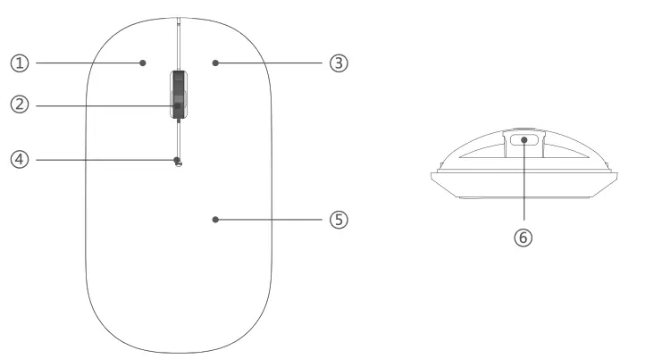 TECKNET TKMS001 Wireless Rechargeable Silent Mouse fig2