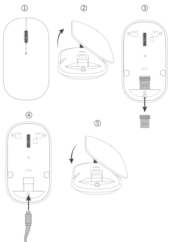 TECKNET TKMS001 Wireless Rechargeable Silent Mouse fig5