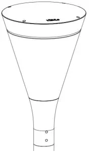 ViZULO LED Luscinia post top LED luminaire