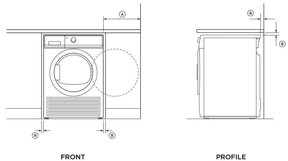 FISHER PAYKEL DH9060P Heat Pump Clothes Dryer - ISOMETRIC 1