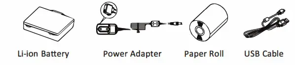 AUTEL MPT-11 2 Inch Mobile Thermal Printer - Standard Accessories