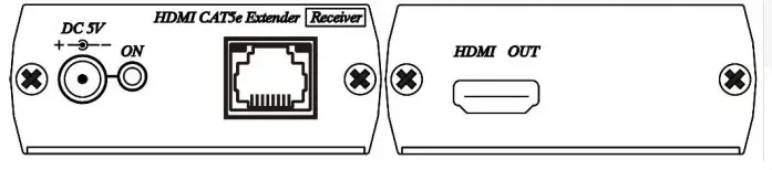 SC T HE03 HDMI CAT5e Extender with HDMI Loop Out- Receiver