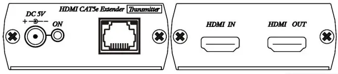 SC T HE03 HDMI CAT5e Extender with HDMI Loop Out- Transmitter