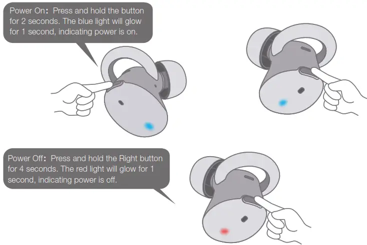 1MORE EHD9001TA True Wireless ANC In Ear Headphones - power