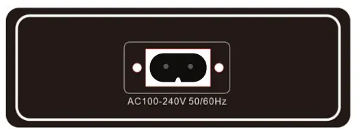 Joha 2088 2x8 Inch Portable Party Speaker- Power Input 2