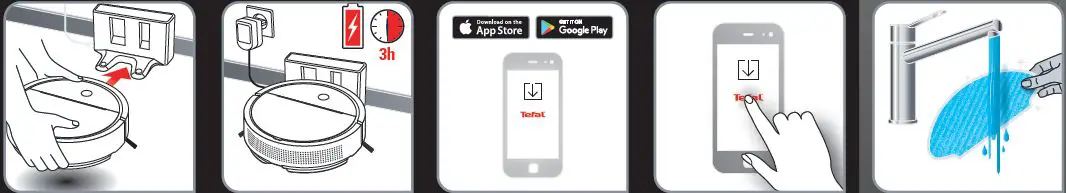 Tefal X-Plorer Serie 120A Robot Vacuum Cleaner User Fig2