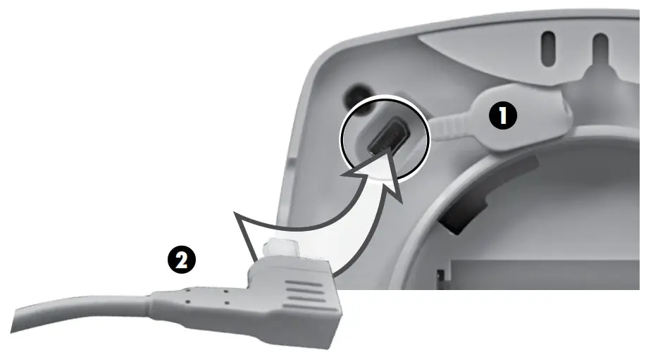 Connect Wired Sensor to Monitor 1