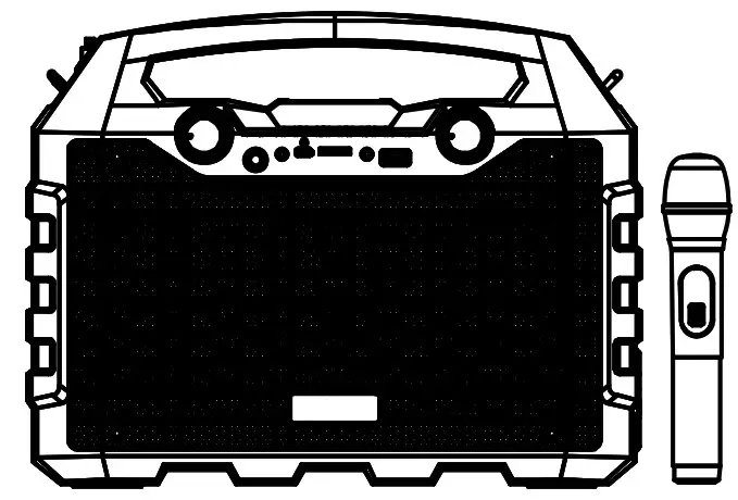 Shenzhen Tecson Trade Technology LR69Q68 2 1 Karaoke Speaker - Cover