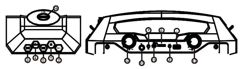 Shenzhen Tecson Trade Technology LR69Q68 2 1 Karaoke Speaker - Driscription of Function