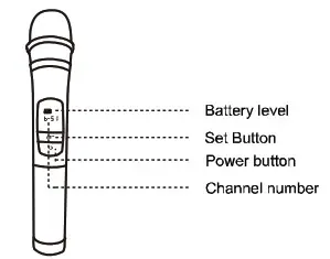 Shenzhen Tecson Trade Technology LR69Q68 2 1 Karaoke Speaker - Microphone setup Instructions 2