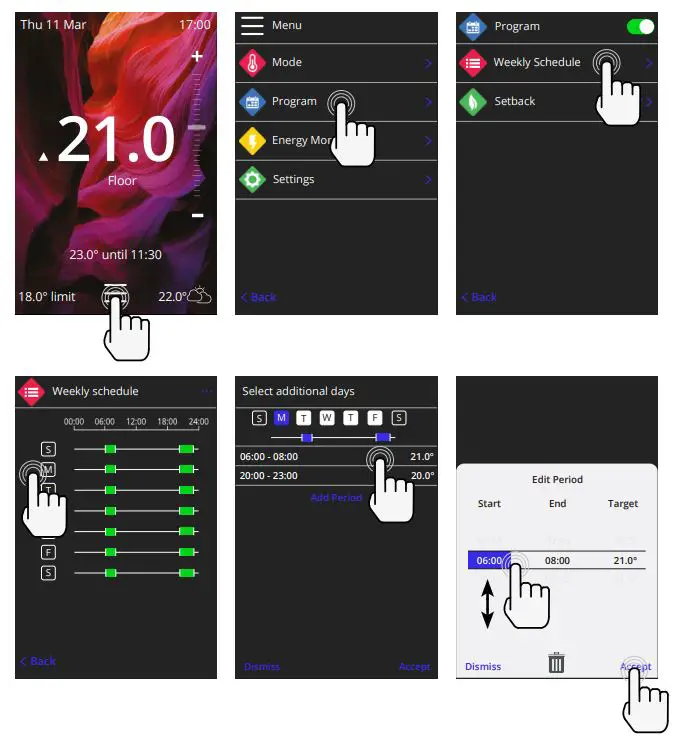 Warmup 6iE Smart WiFi Thermostat fig 110