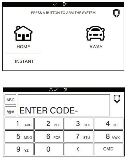 DMP LT 1345 Graphic Touchscreen Keypads - fig 2